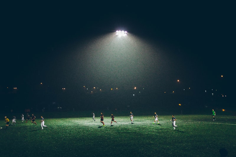 Kids playing sports together